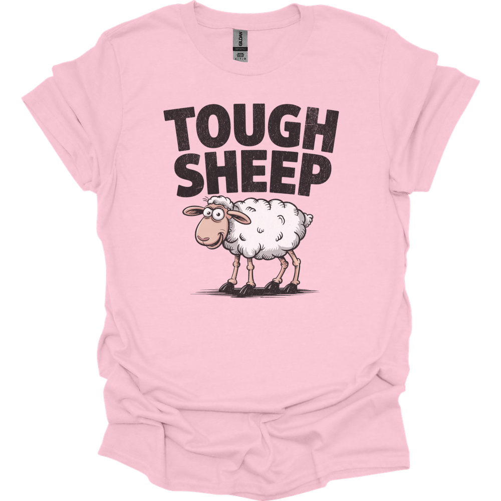 Funny Tough Sheep - Light Pink