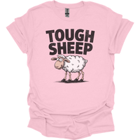 Funny Tough Sheep - Light Pink