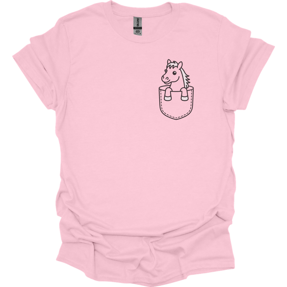 Horse In Pocket - Light Pink