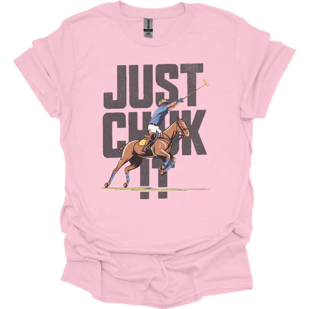 Just Chuk It Polo - Light Pink