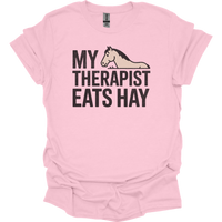 My Therapist Eats Hay - Light Pink