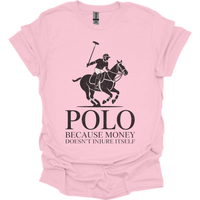 Polo Cause Money Doesnt Injure Itself - Light Pink
