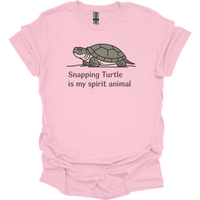 Snapping Turtle Is My Spirit Animal - Light Pink