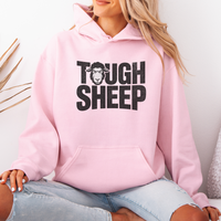 Tough Sheep (Adult Hoodie) - Light Pink