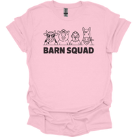 Barn Squad Adult Unisex Tee - Light Pink