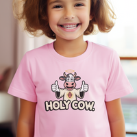 Holy Cow Child - Light Pink