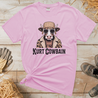 Kurt Cowbain (Adult Unisex Tee) - Light Pink
