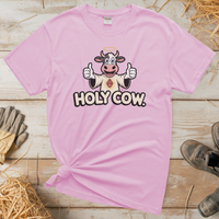 Holy Cow Adult (Unisex Tee) - Light Pink