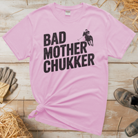 Bad Mother Chukker Polo (Adult Unisex Tee) - Light Pink
