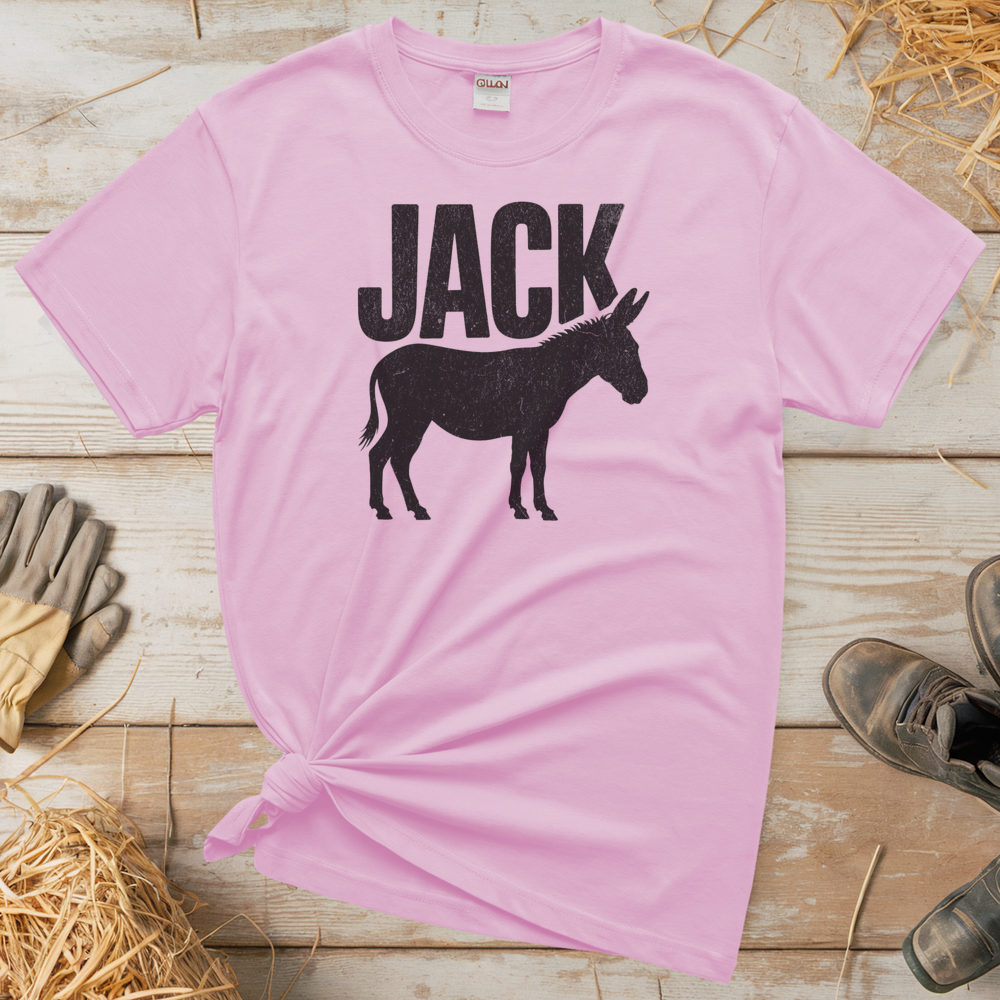 Jack Ass (Adult Unisex Tee) - Light Pink