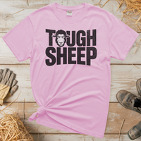 Tough Sheep (Adult Unisex Tee) - Light Pink