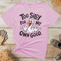 Silly Goose (Adult Unisex Tee) - Light Pink