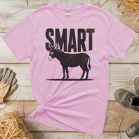 Smart Ass (Adult Unisex Tee) - Light Pink