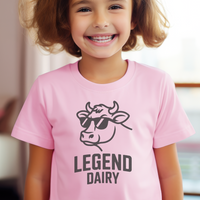 Legend Dairy Child Tee - Light Pink