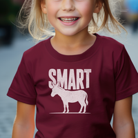 Smart Ass Child T Shirt - Maroon