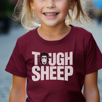 Tough Sheep Child T Shirt - Maroon