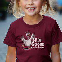 Silly Goose On The Loose Child - Maroon