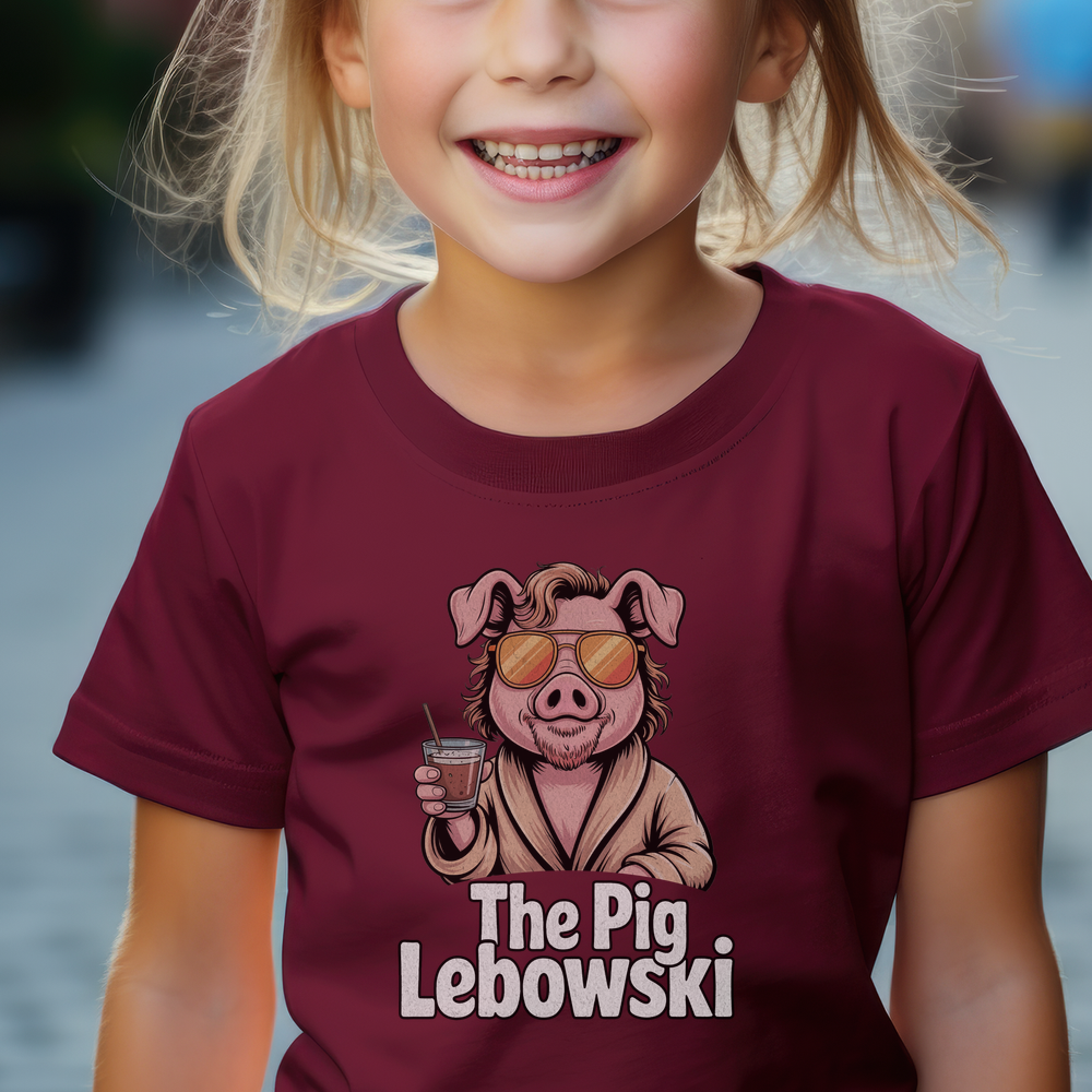 The Pig Lebowski Child - Maroon