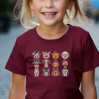 Barnyard Animals Child - Maroon