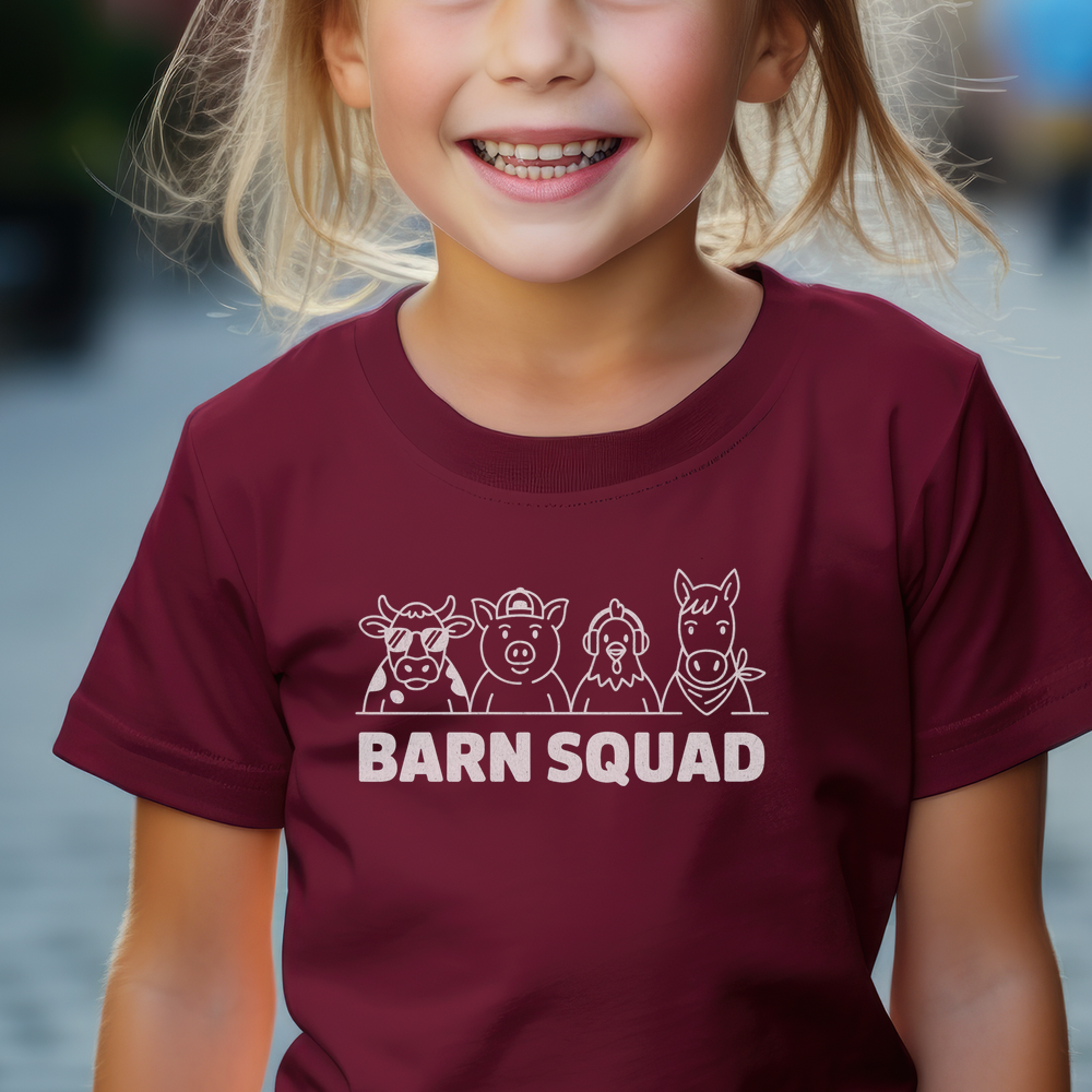 Barn Squad Child - Maroon