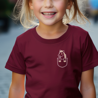 Horse In Pocket Child - Maroon