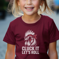 Lets Roll Child Tee - Maroon