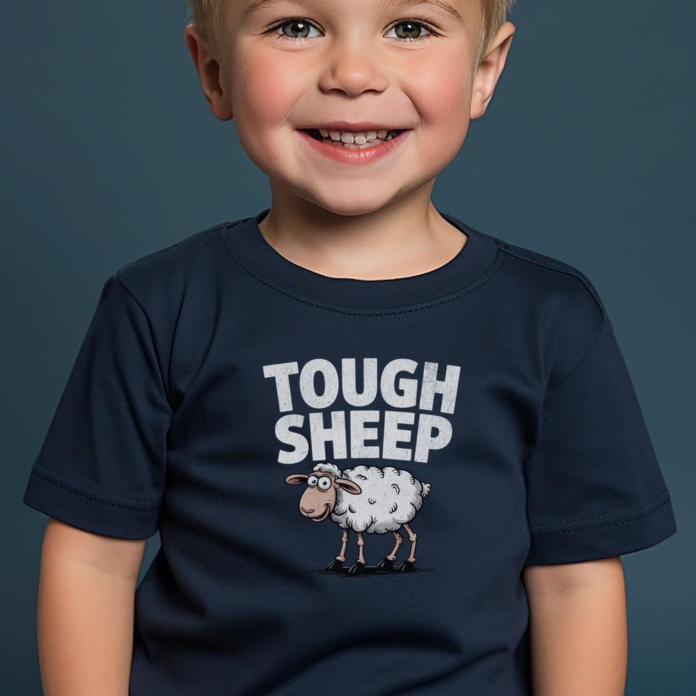 Funny Tough Sheep - Navy