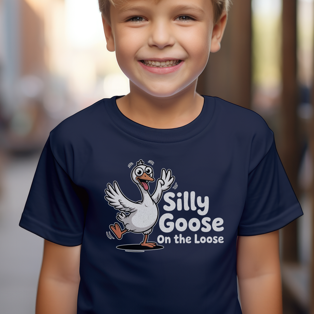Silly Goose On The Loose Child - Navy