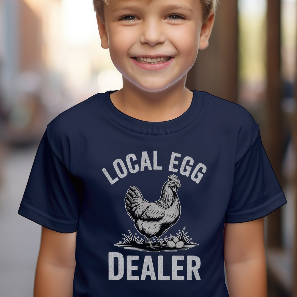 Local Egg Dealer Child - Navy