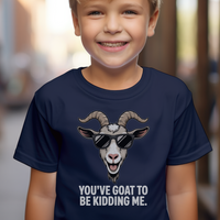 Youve Goat To Be Kidding Me Child - Navy