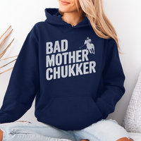 Bad Mother Chukker (Adult Hoodie) - Navy