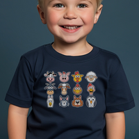 Barnyard Animals Toddler - Navy