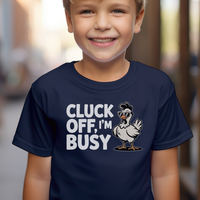 Cluck Off Im Busy Child Dark - Navy