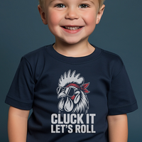 Lets Roll Toddler Tee - Navy