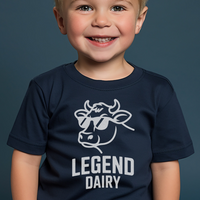 Legend Dairy Toddler Tee - Navy