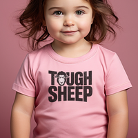 Tough Sheep Toddler T Shirt - Pink