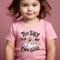 Silly Goose Toddler T Shirt - Pink