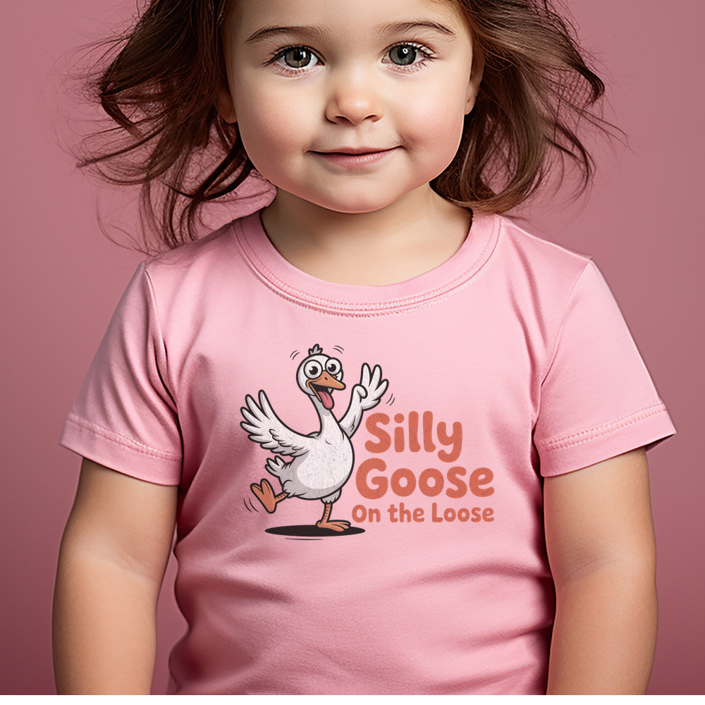 Silly Goose On The Loose Toddler - Pink