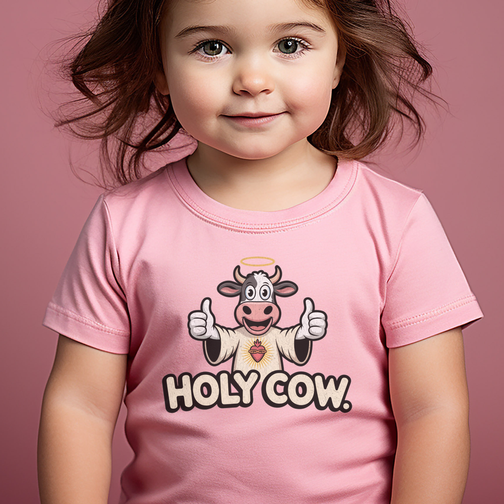 Holy Cow Toddler - Pink
