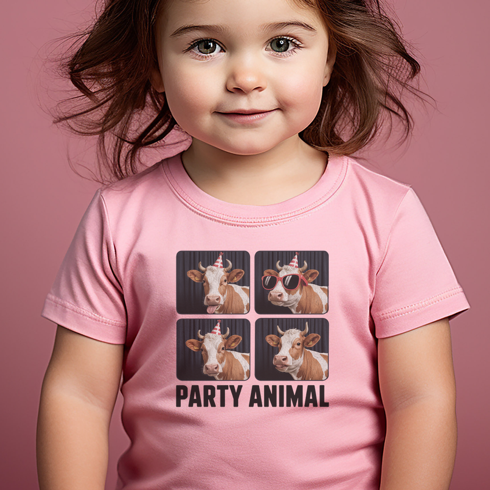 Party Animal Toddler Dark - Pink