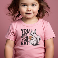 You Are What You Eat Toddler - Pink