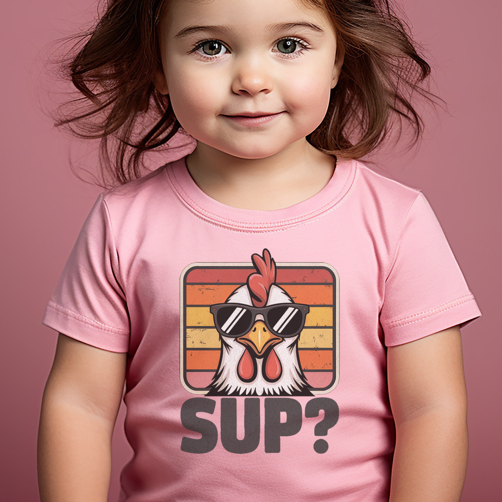 Sup Toddler Tee - Pink