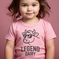 Legend Dairy Toddler Tee - Pink