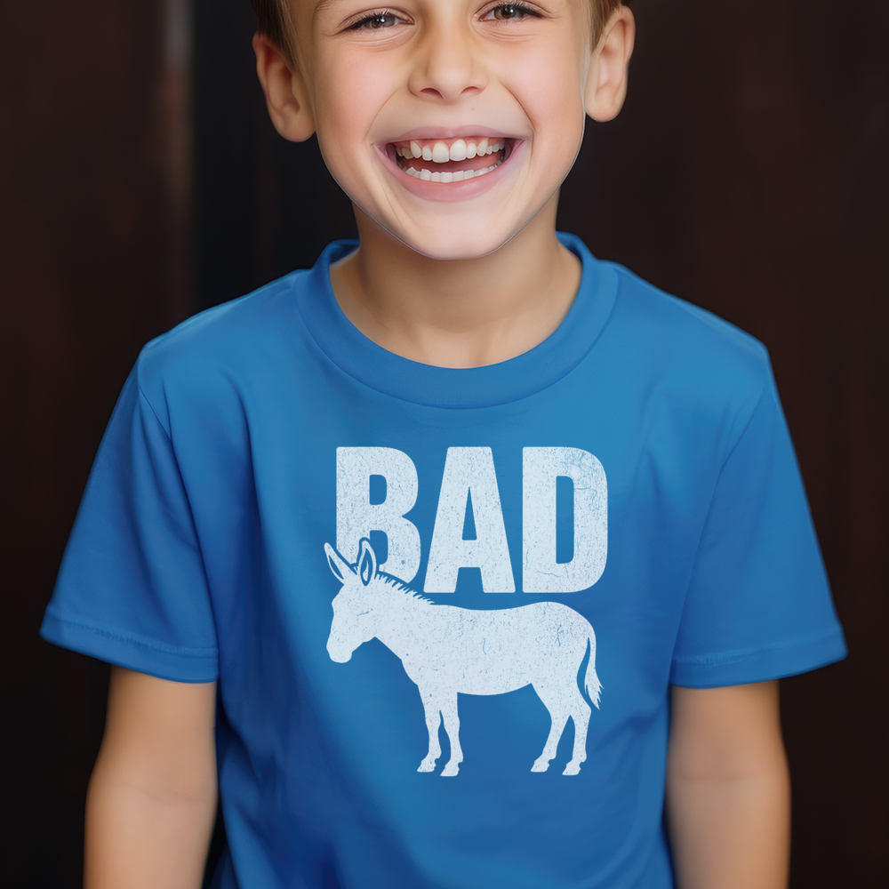 Bad Ass Child T Shirt - Royal