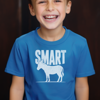 Smart Ass Child T Shirt - Royal