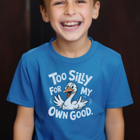Silly Goose Child T Shirt - Royal