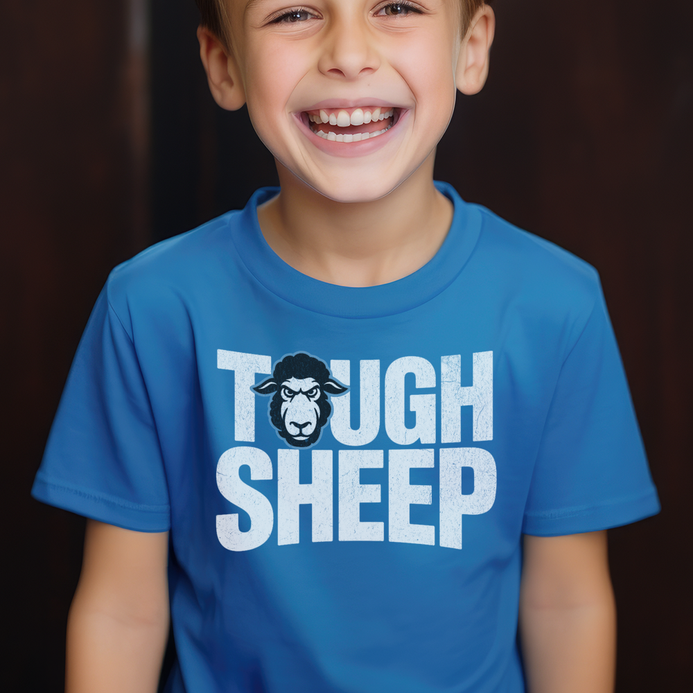 Tough Sheep Child T Shirt - Royal