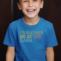 Id Rather Be At The Barn Child - Royal