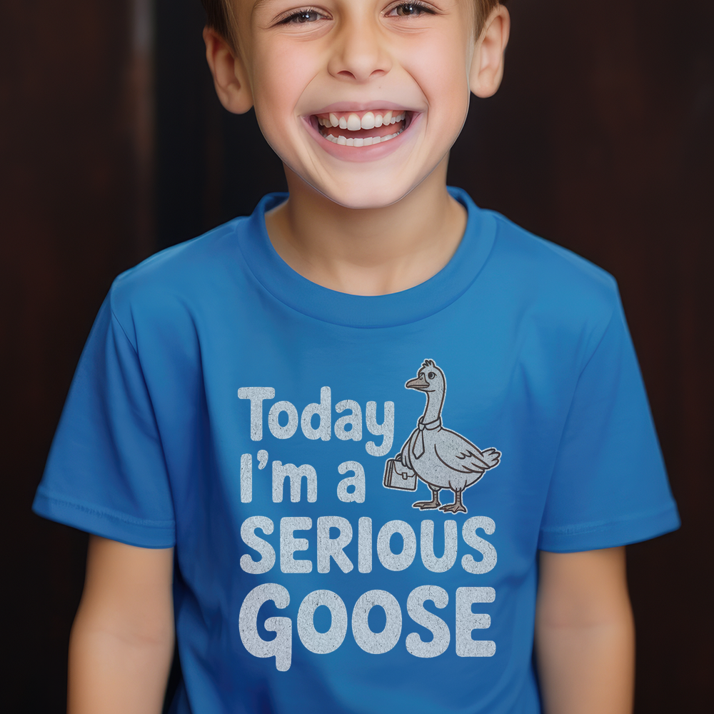 Today Im A Serious Goose Child - Royal
