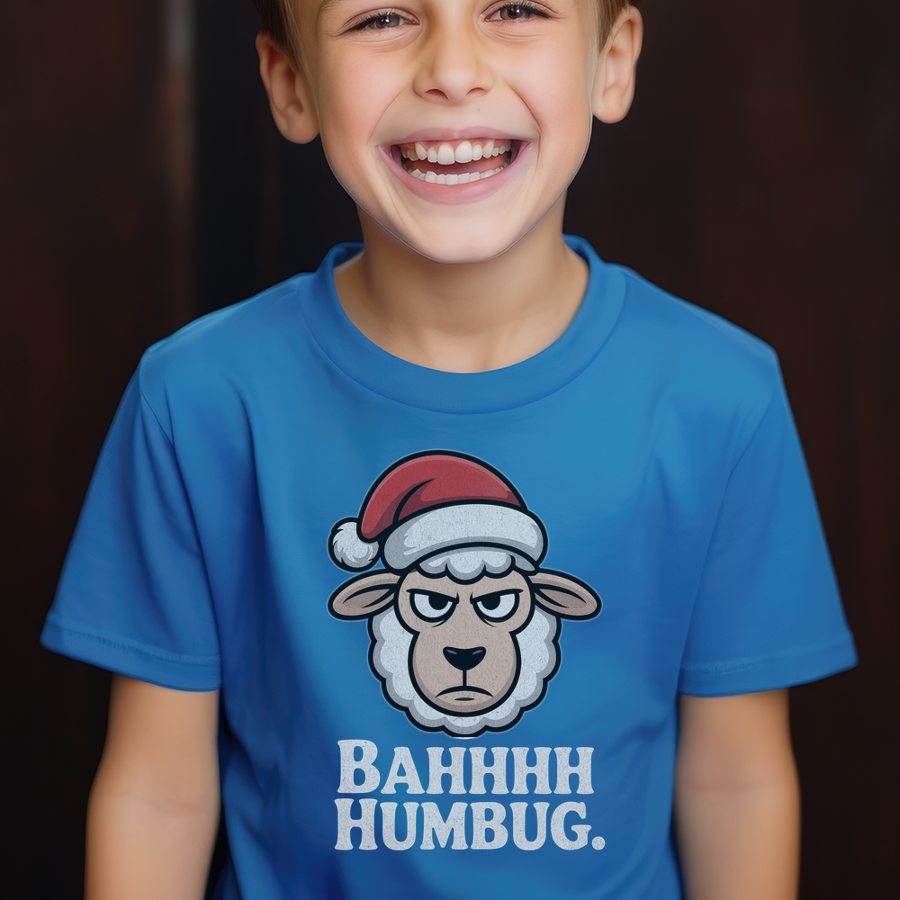 Bahhh Humbug Christmas Child - Royal